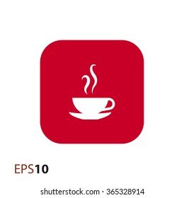 Coffee cup icon for web and mobile