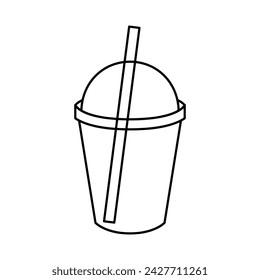 Coffee cup icons vector. Soft drink flat icon. vector illustration flat style