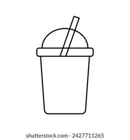 Coffee cup icons vector. Soft drink flat icon. vector illustration flat style