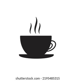 Coffee cup icon.Simple vector coffee icon isolated on white background.EPS10.
