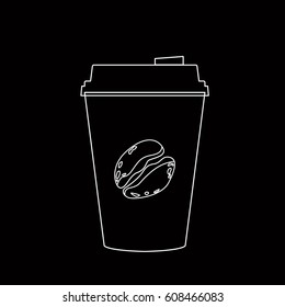 coffee cup icon,vector illustration