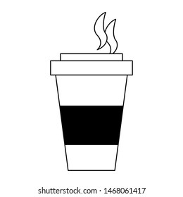 coffee cup illustration graphic isolated Vector design illustration