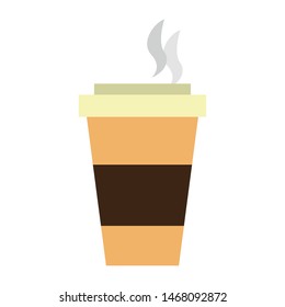 coffee cup illustration graphic isolated Vector design illustration