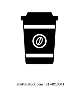 Coffee cup illustration. Coffee cup isolated on white background.