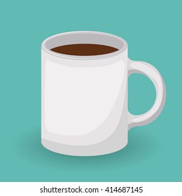 coffee cup isolated  design 