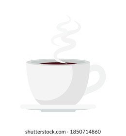 coffee cup isolated design of drink caffeine breakfast and beverage theme Vector illustration