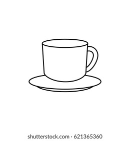 coffee cup isolated icon