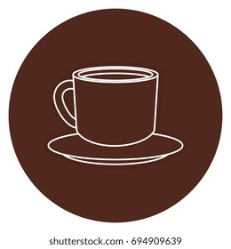 coffee cup isolated icon