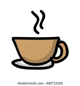 coffee cup isolated icon design