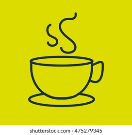 coffee cup isolated icon vector illustration design