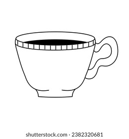 coffee cup isolated on white