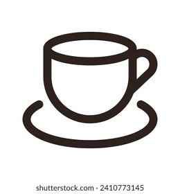 Coffee cup isolated on a white background
