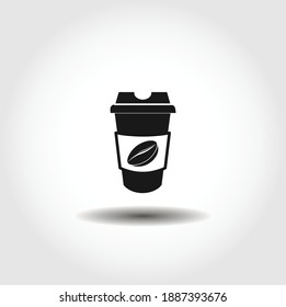 Coffee cup isolated vector icon. coffee to go design element