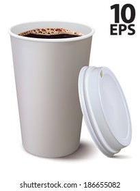 Coffee cup isolated. Vector illustration