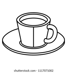 coffee cup isometric icon