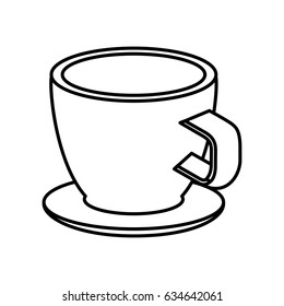 coffee cup isometric icon