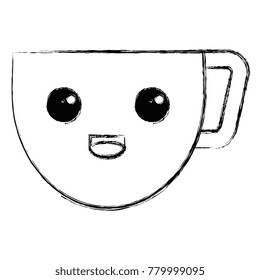 coffee cup kawai character