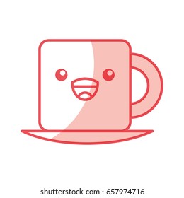 coffee cup kawaii character
