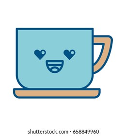 coffee cup kawaii character