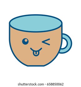 coffee cup kawaii character