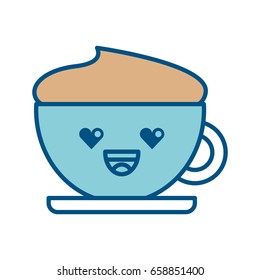 coffee cup kawaii character