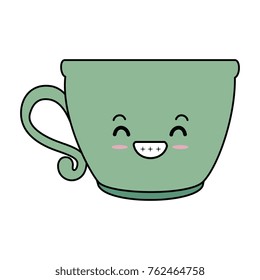 coffee cup kawaii character