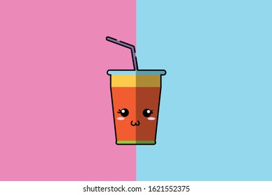 Coffee Cup Kawaii Cute Illustration Character 