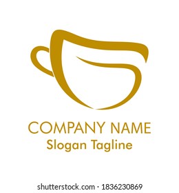 coffee cup label concept menu