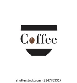 Coffee cup for label or logo