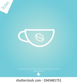 Coffee cup line icon