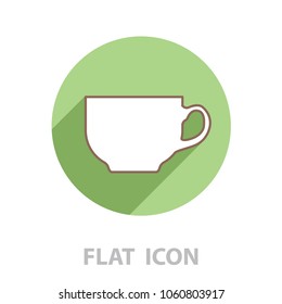 Coffee cup line icon