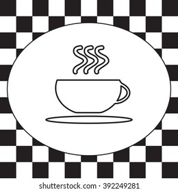 Coffee cup line icon
