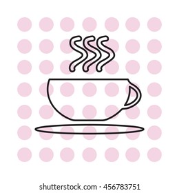 Coffee cup line icon