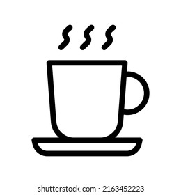 coffee cup line icon illustration vector graphic