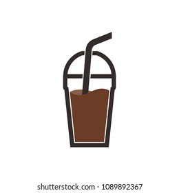 coffee cup logo. cappucino icon. drink symbol. vector eps 08.