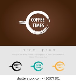Coffee cup logo concept, vector illustration