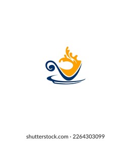 coffee cup logo design, coffee logo