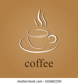 coffee cup logo design
