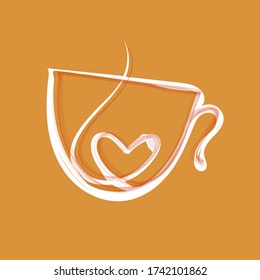 coffee cup logo design for art and print  vector eps.10