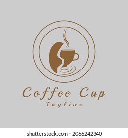 coffee cup logo design can be used for canteen or something like that