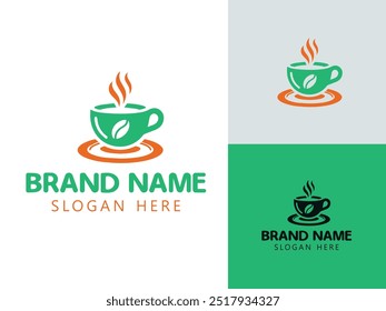 coffee cup logo design, coffee logo, creative logo
