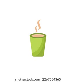 coffee cup logo design drink logo. coffee logo.