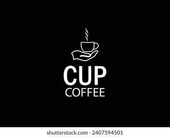 Coffee and cup logo design graphics, Labels and badges.