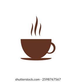 Coffee cup logo design illustrator