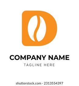 Diseño del logo de la copa de café para el restaurante