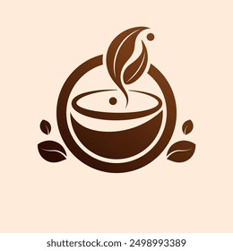 Coffee cup logo design, Coffee store logo design