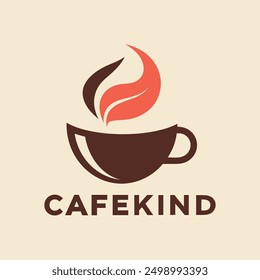 Coffee cup logo design, Coffee store logo design