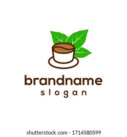 coffee cup logo design template