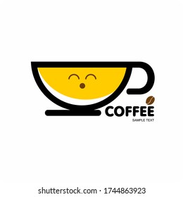 Plantilla de diseño del logotipo del café. 