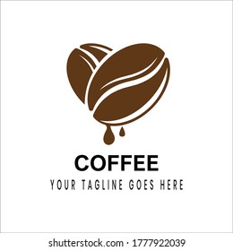 Coffee cup Logo design Template vector icon 